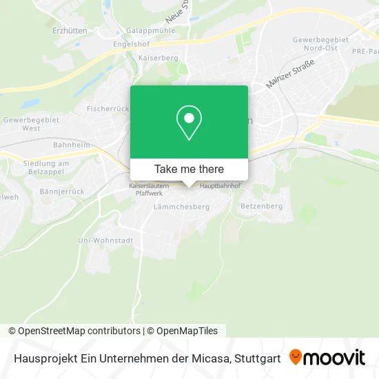 Карта Hausprojekt Ein Unternehmen der Micasa