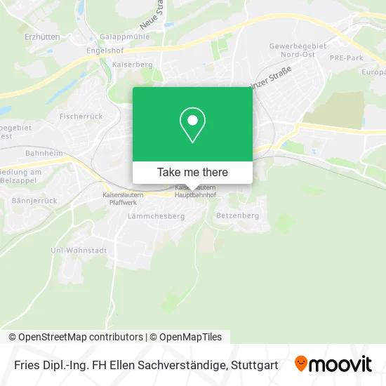 Карта Fries Dipl.-Ing. FH Ellen Sachverständige