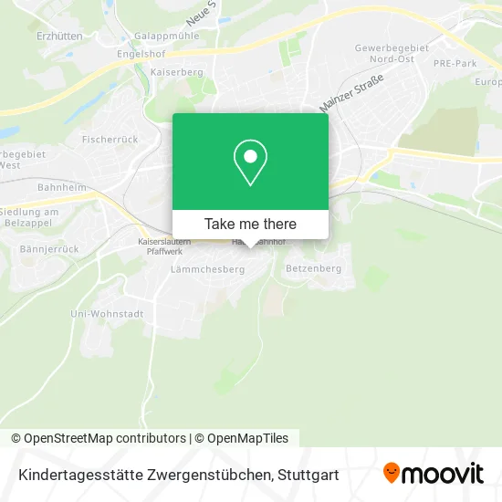 Карта Kindertagesstätte Zwergenstübchen