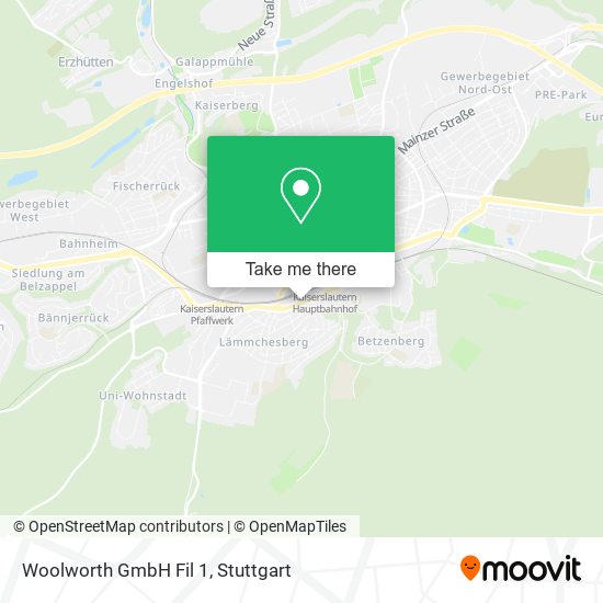 Карта Woolworth GmbH Fil 1