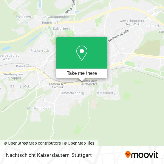 Карта Nachtschicht Kaiserslautern