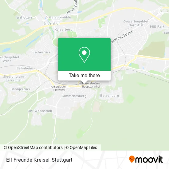 Карта Elf Freunde Kreisel