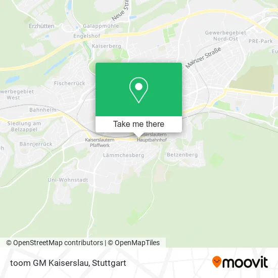 Карта toom GM Kaiserslau
