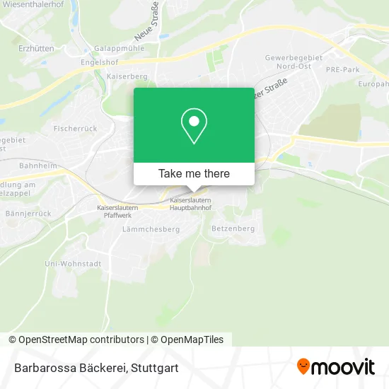 Карта Barbarossa Bäckerei