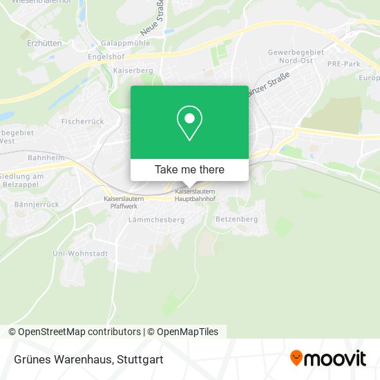 Grünes Warenhaus map