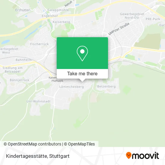 Карта Kindertagesstätte