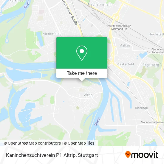 Карта Kaninchenzuchtverein P1 Altrip