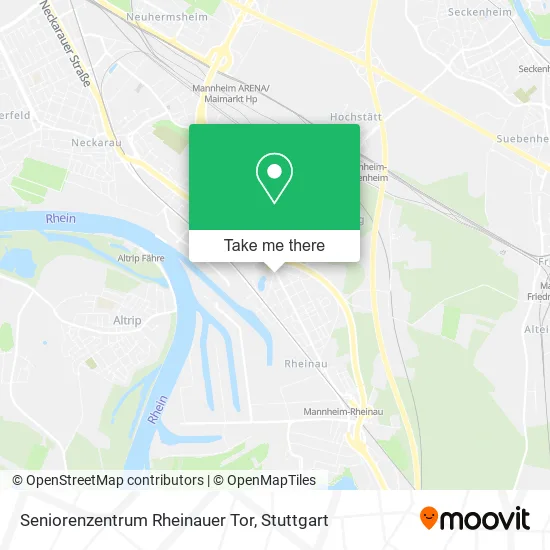 Карта Seniorenzentrum Rheinauer Tor
