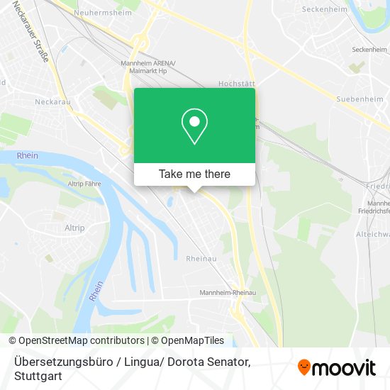 Übersetzungsbüro / Lingua/ Dorota Senator map