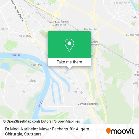 Карта Dr.Med. Karlheinz Mayer Facharzt für Allgem. Chirurgie