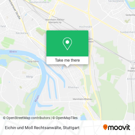 Eichin und Moll Rechtsanwälte map