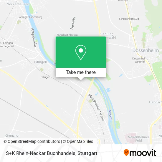 Карта S+K Rhein-Neckar Buchhandels
