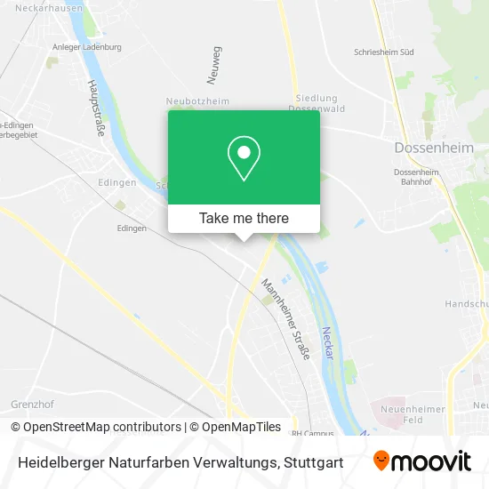 Карта Heidelberger Naturfarben Verwaltungs
