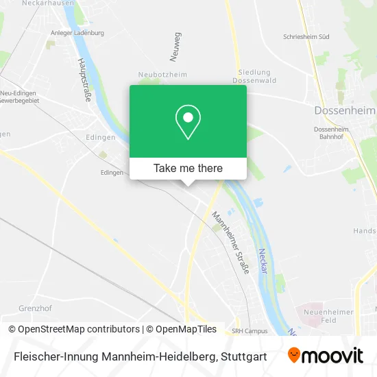 Карта Fleischer-Innung Mannheim-Heidelberg