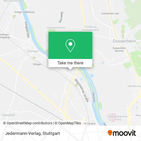 Карта Jedermann-Verlag