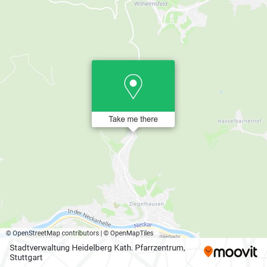 Stadtverwaltung Heidelberg Kath. Pfarrzentrum map