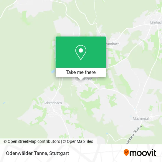 Карта Odenwälder Tanne