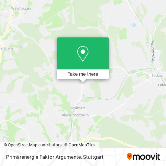 Карта Primärenergie Faktor Argumente