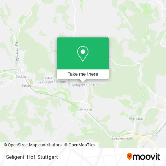 Карта Seligent. Hof