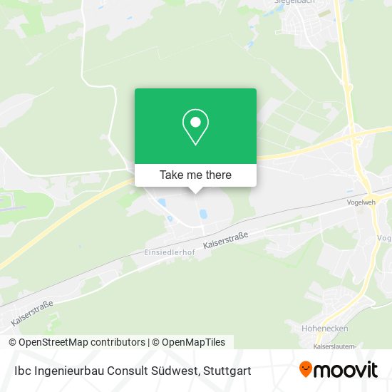 Карта Ibc Ingenieurbau Consult Südwest