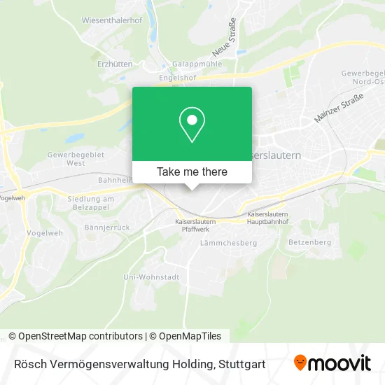Карта Rösch Vermögensverwaltung Holding