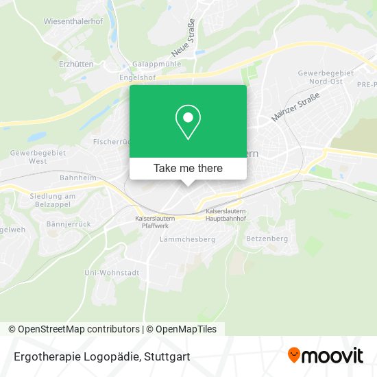 Карта Ergotherapie Logopädie
