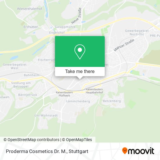 Proderma Cosmetics Dr. M. map