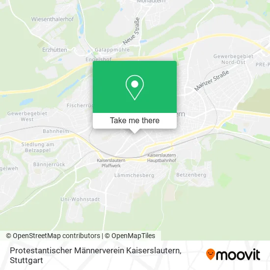 Карта Protestantischer Männerverein Kaiserslautern