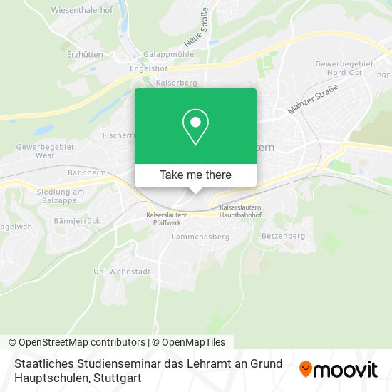 Карта Staatliches Studienseminar das Lehramt an Grund Hauptschulen