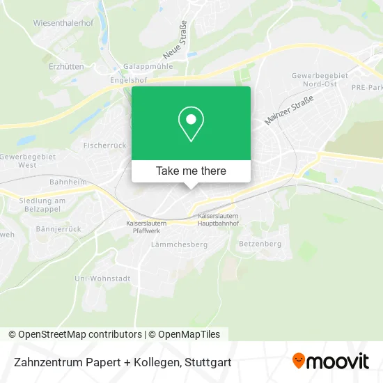 Карта Zahnzentrum Papert + Kollegen