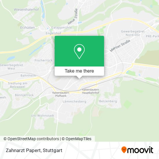 Карта Zahnarzt Papert