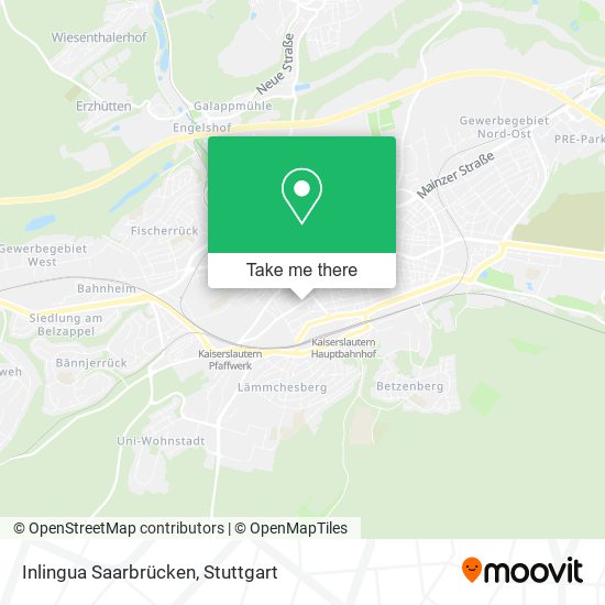 Карта Inlingua Saarbrücken