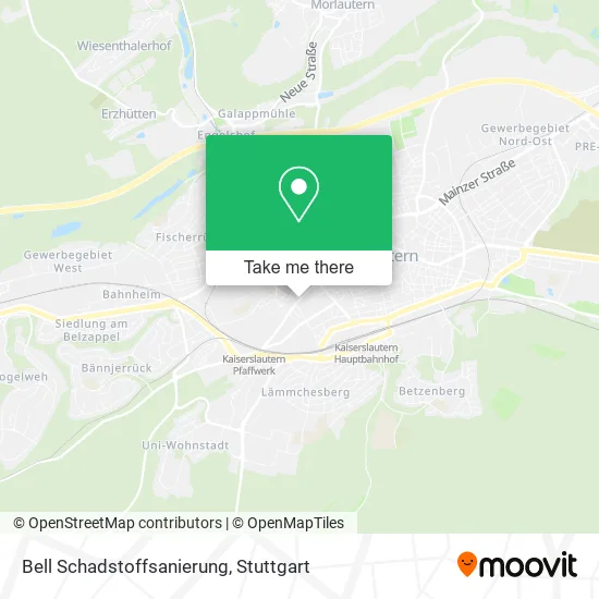 Карта Bell Schadstoffsanierung