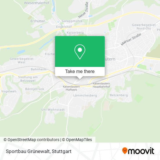 Sportbau Grünewalt map