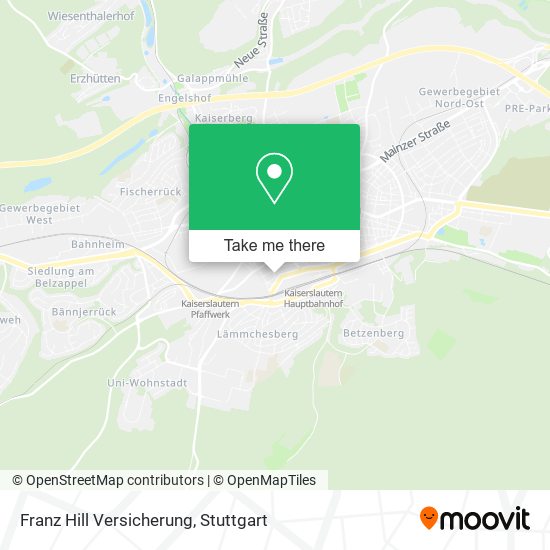 Карта Franz Hill Versicherung