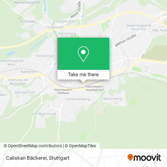 Карта Caliskan Bäckerei