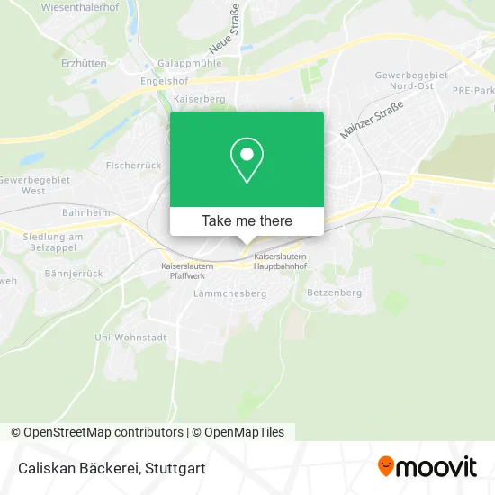 Caliskan Bäckerei map