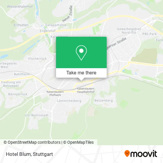 Карта Hotel Blum