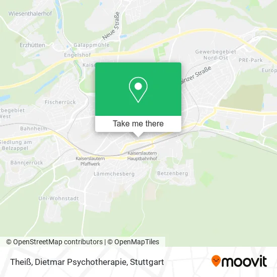 Карта Theiß, Dietmar Psychotherapie