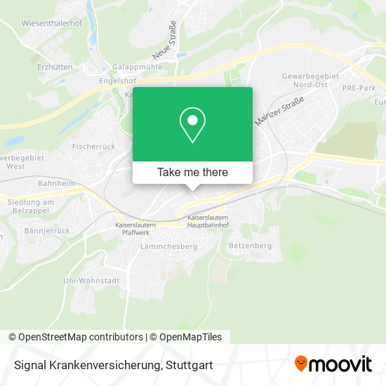 Signal Krankenversicherung map