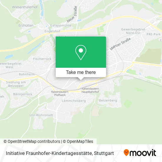 Карта Initiative Fraunhofer-Kindertagesstätte