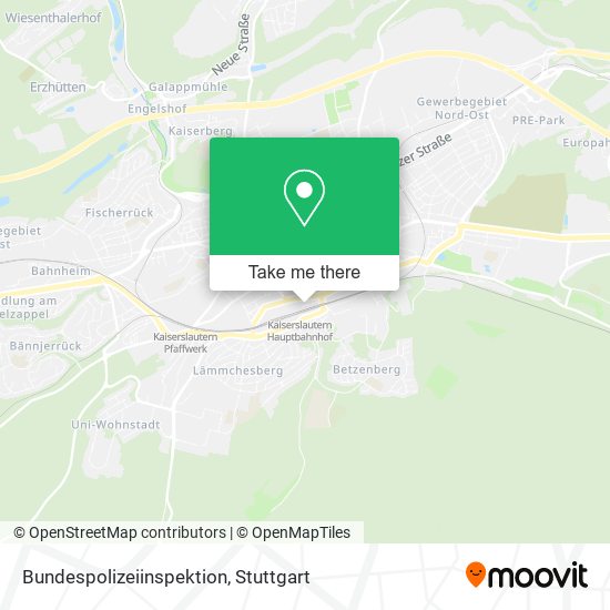 Bundespolizeiinspektion map
