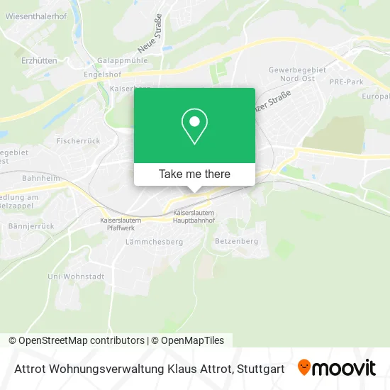 Карта Attrot Wohnungsverwaltung Klaus Attrot