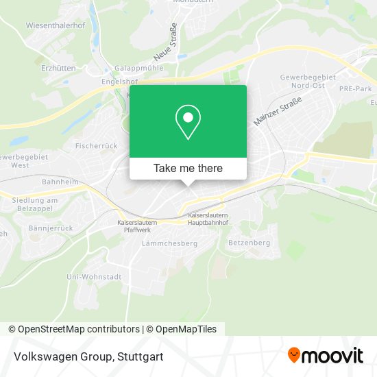 Volkswagen Group map