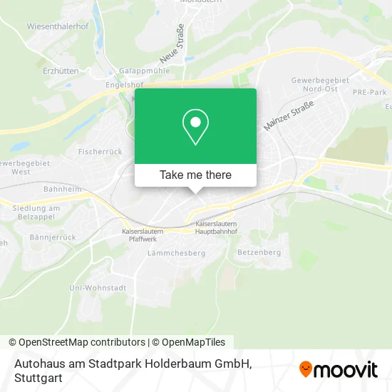Карта Autohaus am Stadtpark Holderbaum GmbH