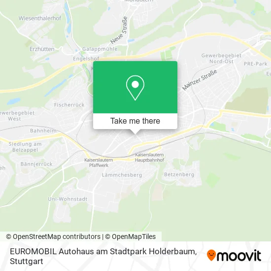 Карта EUROMOBIL Autohaus am Stadtpark Holderbaum