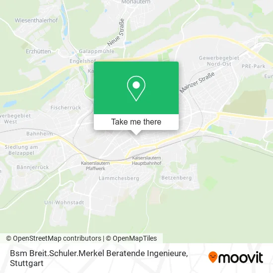 Карта Bsm Breit.Schuler.Merkel Beratende Ingenieure