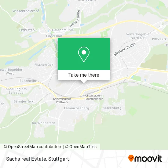 Карта Sachs real Estate