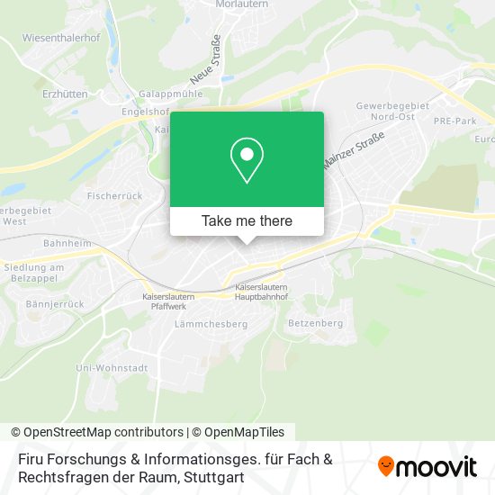 Firu Forschungs & Informationsges. für Fach & Rechtsfragen der Raum map