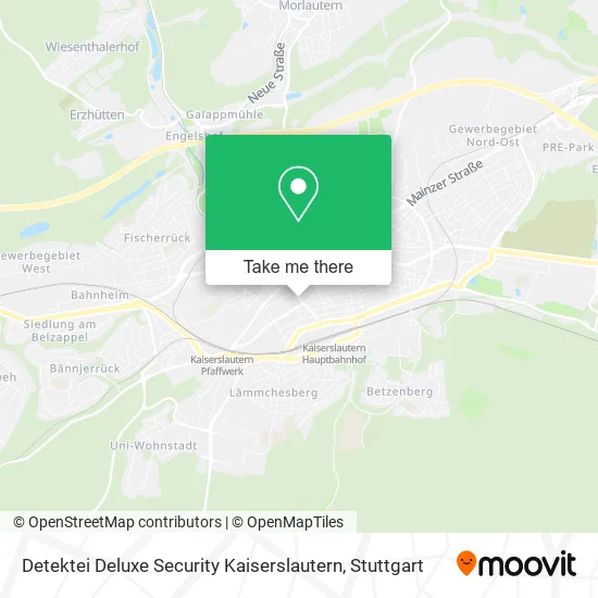 Карта Detektei Deluxe Security Kaiserslautern